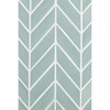 Witty Green Glossy Chevron Ceramic Tile 2×6 Image