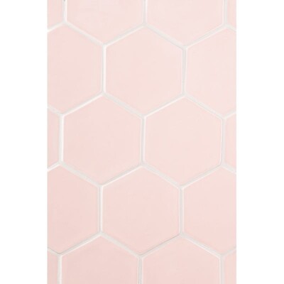 Rosie Glossy Hexagon 5 Carreau de céramique 5 Image