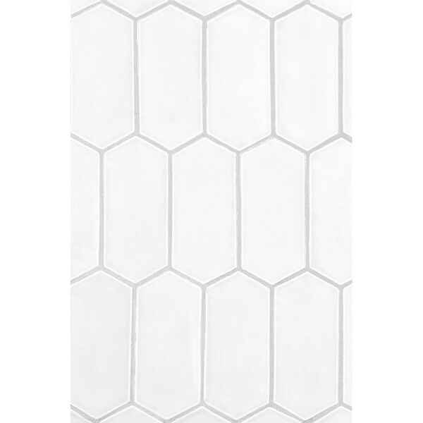 Satin Cotton Matte Picket Ceramic Tile 3×6 Image