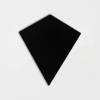 Siyah Parlak Diamante Seramik Karo 6x6