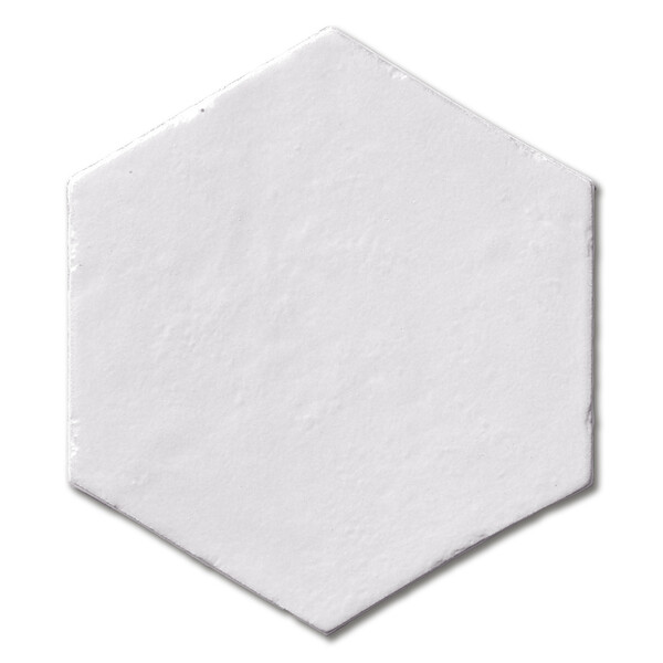 Milos Matte Hexagon Glazed Terracotta Tile 6×6 Image