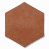 Hand Made Natural Hexagon 8 Terracotta Tile 8 Image
