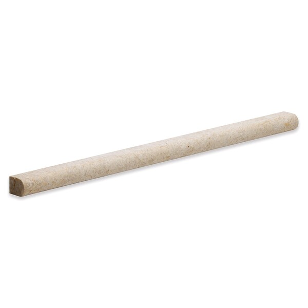 Seashell Honed Pencil Liner Limestone Moldings 1/2×12 Image