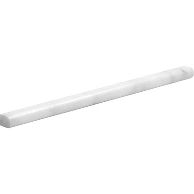 Avalon Polished Pencil Liner Marble Moldings 1/2x12