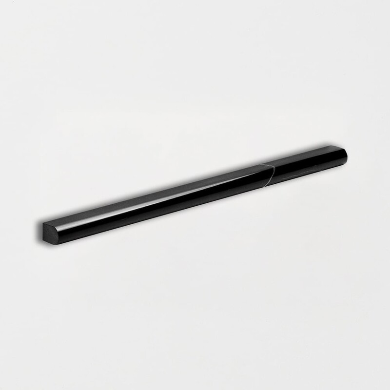 Siyah Cilalı Pencil Liner Mermer Pervazlar 1/2x12