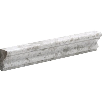 Silver Clouds Polished Andorra Marble Moldings 2x12