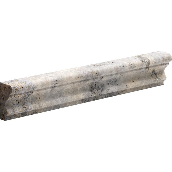Silverado Honed Filled Andorra Travertine Moldings 2×12 Image