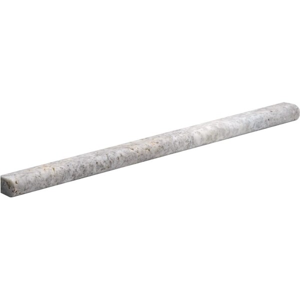 Silverado Honed&unfilled Pencil Liner Travertine Moldings 1/2×12 Image