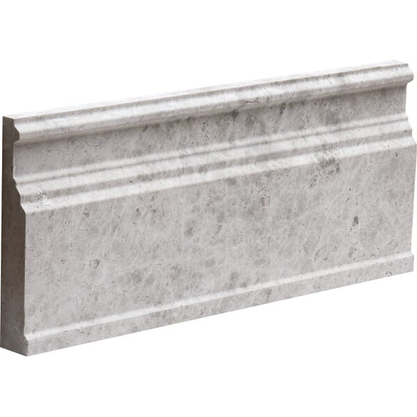 Silver Shadow Honed Base Marble Moldings 5 1/16×12 Image