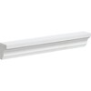 Aspen White Polished Cornice Marble Moldings 2×12 Image