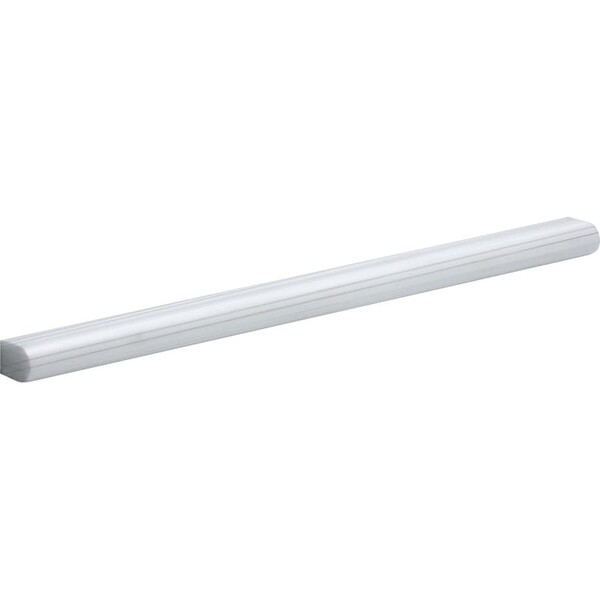 Bianco Dolomiti Classic Polished Pencil Liner Marble Moldings 1/2×12 Image