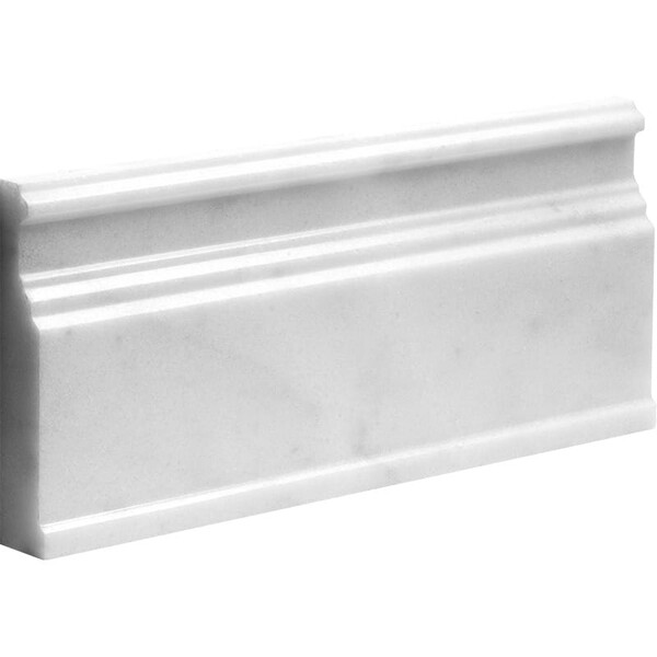 Glacier Honed Marble Moldings 5 1/16×12 Image
