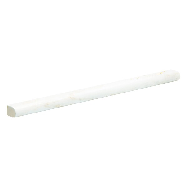 Calacatta Amber Honed Pencil Liner Marble Moldings 1/2×12 Image
