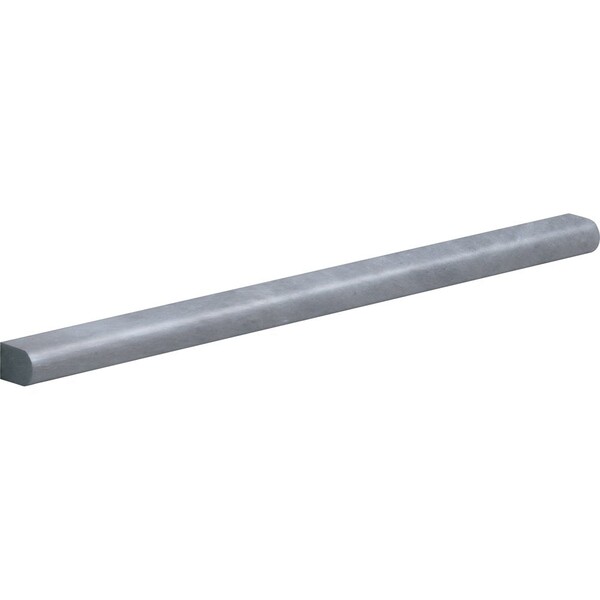 Allure Light Honed Pencil Liner Marble Moldings 1/2×12 Image