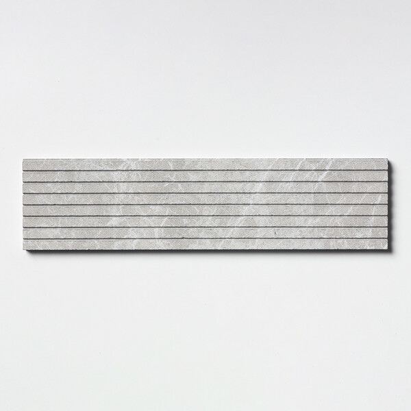 Iris Black Leather Ethan Marble Tile 6×24 Image