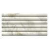 Мраморная декоративная плитка Calacatta Renaissance Honed Flute Trim 6×12 (изображение)