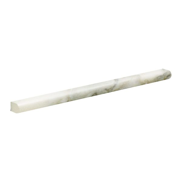 Calacatta Renaissance Honed Pencil Liner Marble Moldings 1/2×12 Image