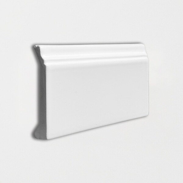 Satin Cotton Matte Base Trim Ceramic Moldings 4 3/16×6 Image