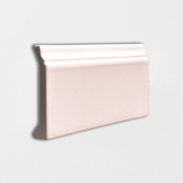 Rosie Glossy Base Trim Ceramic Moldings 4 3/16×6 Image