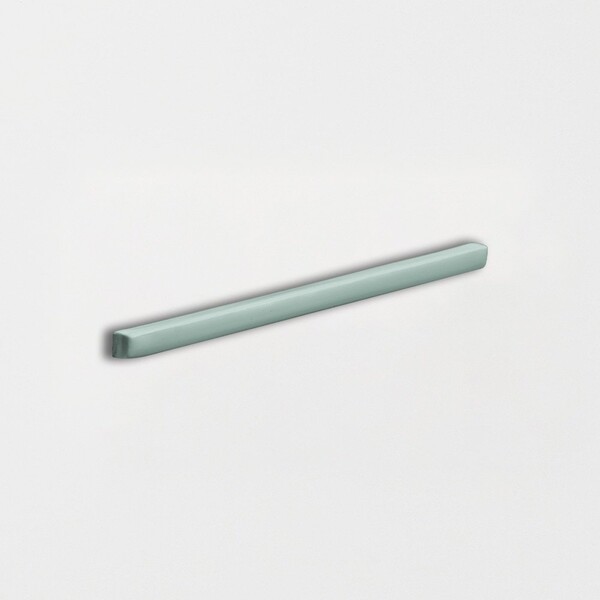 Witty Green Glossy Edge Trim Ceramic Moldings 3/8×6 Image