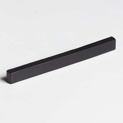 Majesty Black Glossy Edge Trim Glazed Terracotta Moldings 5/8×6 Image