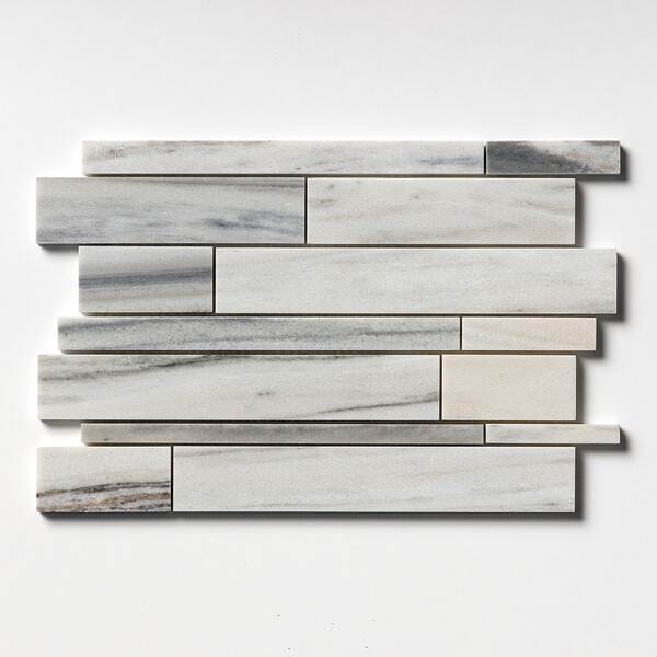 Verona Polished Slides Marble Mosaic 11×17 Image