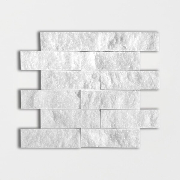 Avalon Rock Face 2×6 Marble Mosaic 12×14 Image