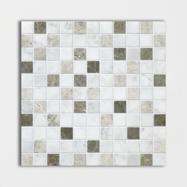 Massa Honed 1×1 Marble Mosaic 12×12 Image