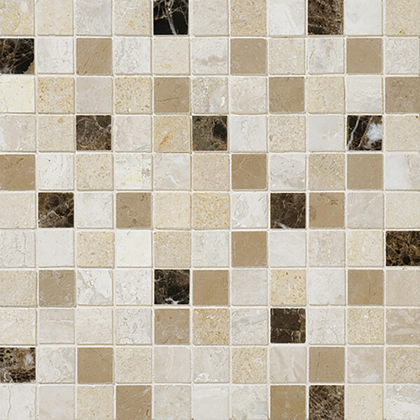 Venezia Honed 1×1 Marble Mosaic 12×12 Image