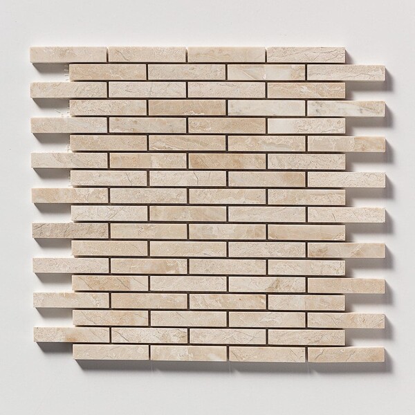 Diana Royal Polished 5/8×3 Marble Mosaic 12×12 Image