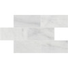 Avalon Polished Subway On Mesh Marble Mosaic 8 1/2×16 3/4 Image