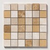 Diana Royal&paradise&seashell Textured 2×2 Marble Mosaic 12×12 Image