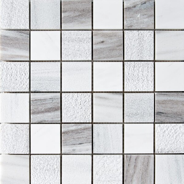 Skyline&avenza Textured 2×2 Marble Mosaic 12×12 Image