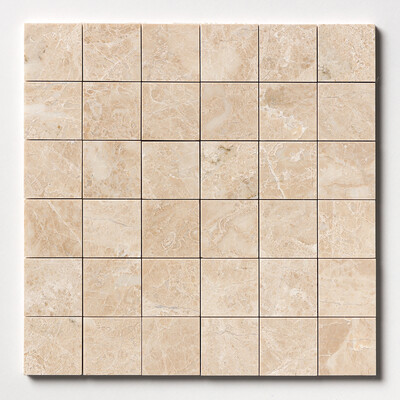 Cappuccino Polished 2x2 Marble Mosaic 12x12
