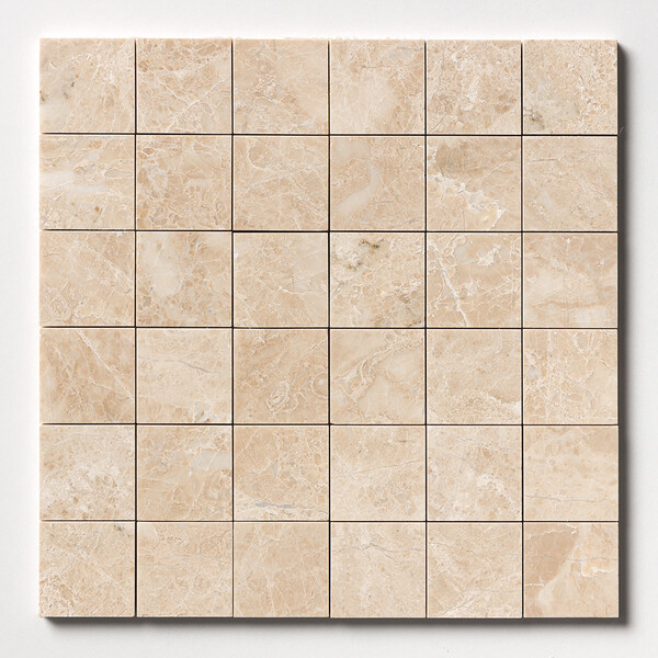 Cappuccino Polished 2×2 Marble Mosaic 12×12 Image