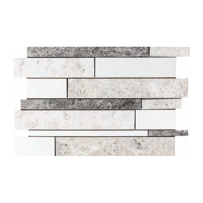 Granada Polished Slides Marble Mosaic 11×17 Image