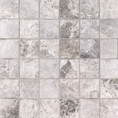 New Tundra Gray Polished 2x2 Marble Mosaic 12x12
