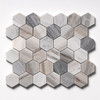 Skyline Polished Hexagon Marble Mosaic 10 3/8×12 Image