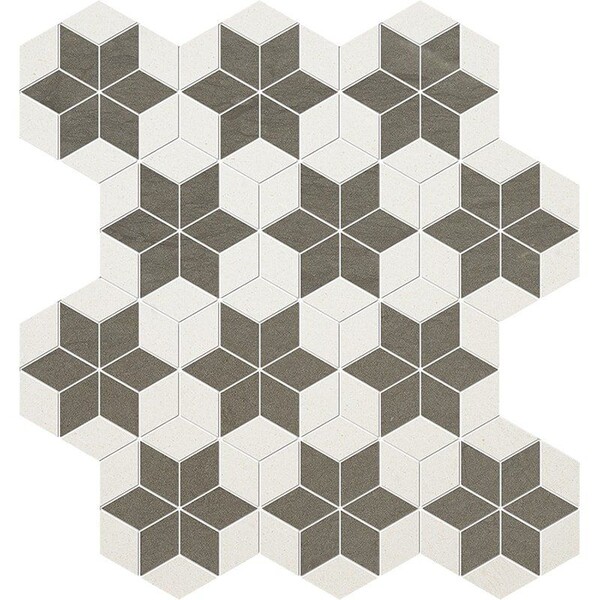 Bosphorus, Champagne Honed Stars Limestone Mosaic 14 3/16×14 15/16 Image