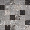 Iris Black Textura 2×2 Marble Mosaic 12×12 Image