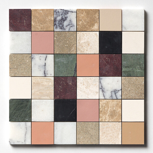 Blend Honed San Tropez Marble Mosaic 12×12 Image