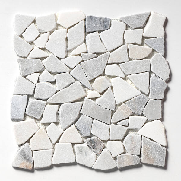 Skyline Multi Finish Palladian Marble Mosaic 12×12 Image