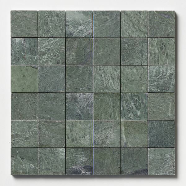 Verde Tia Honed 2×2 Marble Mosaic 12×12 Image