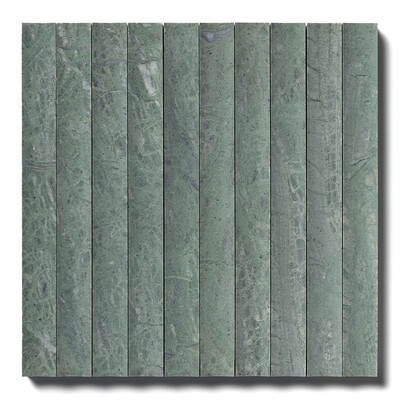 Verde Tia Honed Ion Marble Mosaic 12x12