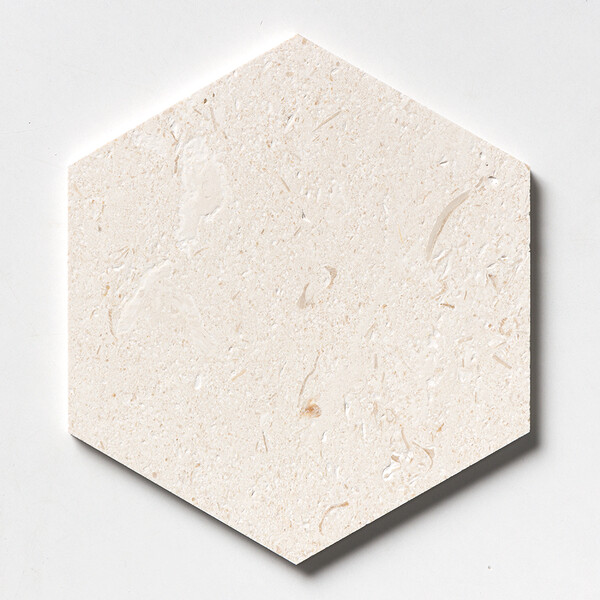 Desert Path Brushed Hexagon 8 Marble Mosaic 8 Image