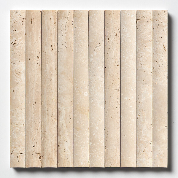 Ivory Unfilled Ion Marble Mosaic 12×12 Image