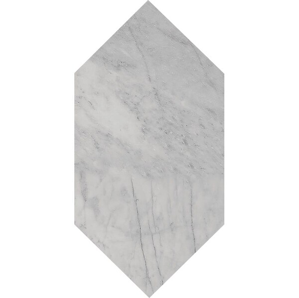 Large Picket Avenza Honed Marble Waterjet Decos 6×12 Image