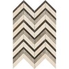 Bosphorus, Heartmere, Britannia Honed Chevron Fusion Limestone Mosaic 16×11 7/8 Image