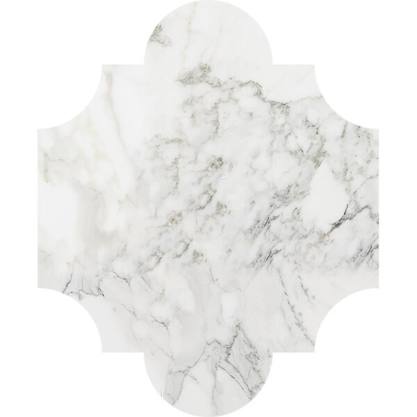 San Felipe Calacatta Gold Polished Marble Waterjet Decos 8×9 3/4 Image