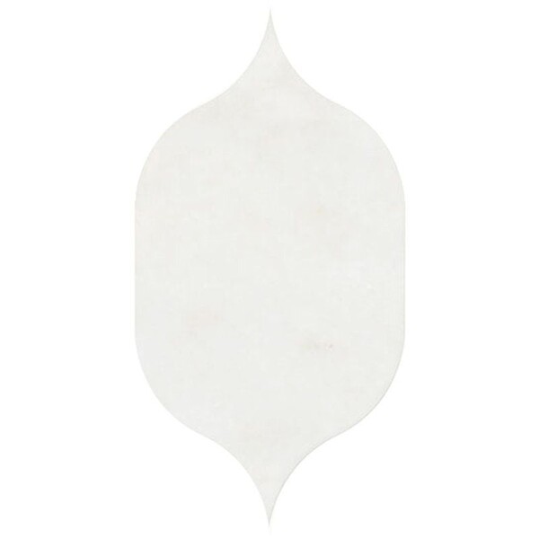 Gothic Arabesque Avalon Polished Marble Waterjet Decos 4 7/8×8 13/16 Image